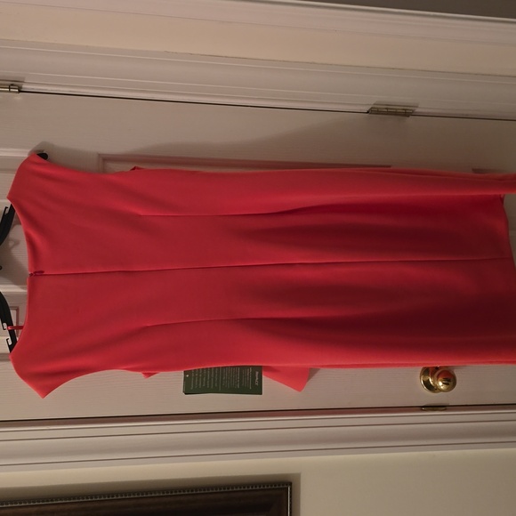JH EVENING BRAND WOMEN'S LINED CORAL SLEEVELESS DRESS SIZE 10 - Picture 7 of 16